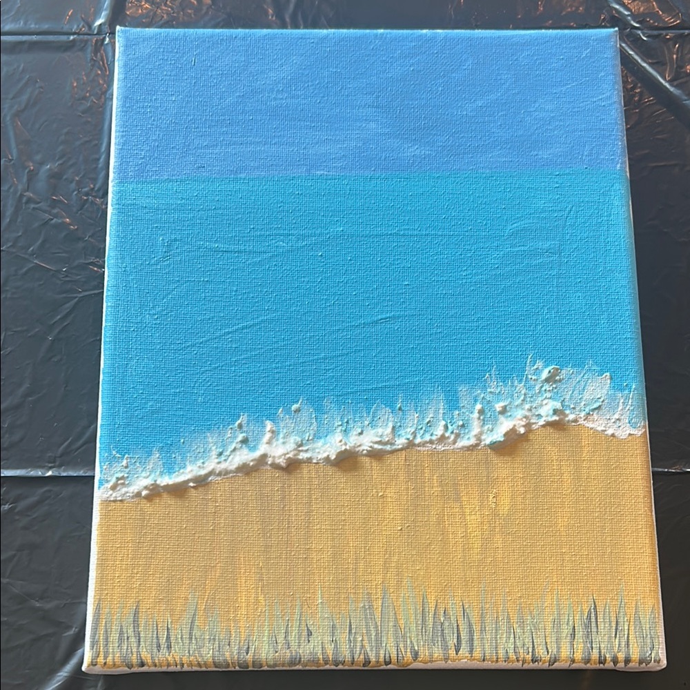 Abstract Beach Canvas Art